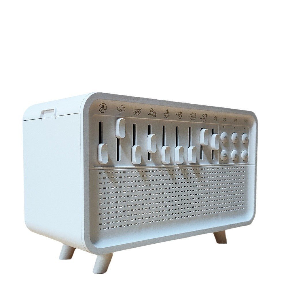 3 In 1 Bluetooth Speaker White Noise Sleep Night Light Humidifier All - in - one Machine Free Combination Of 8 Group Nature Sound - QuickBuy