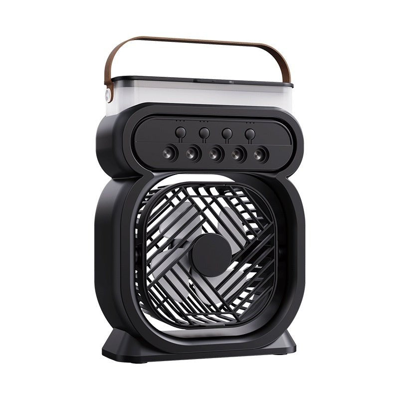 3 In 1 Portable Air Conditioner Evaporative Air Cooler LED Night Lights 3 Speeds Humidifier Fan For Home Office - QuickBuy