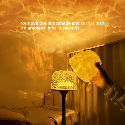 High Foot Water Ripple Atmosphere Table Lamp