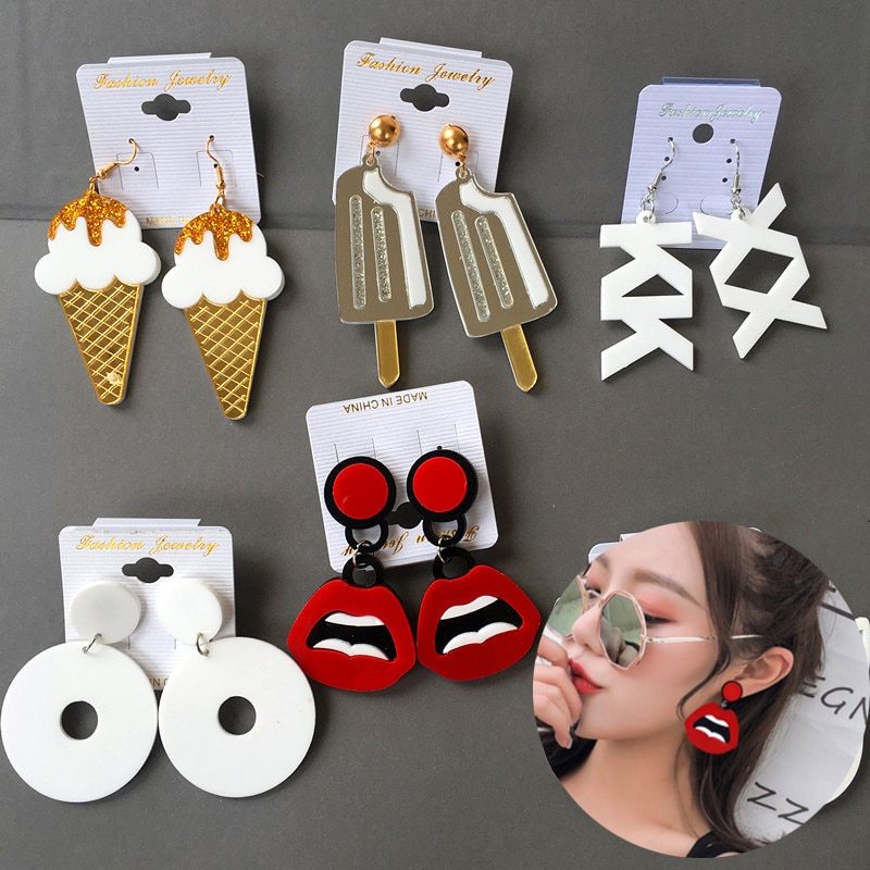 Acrylic earrings