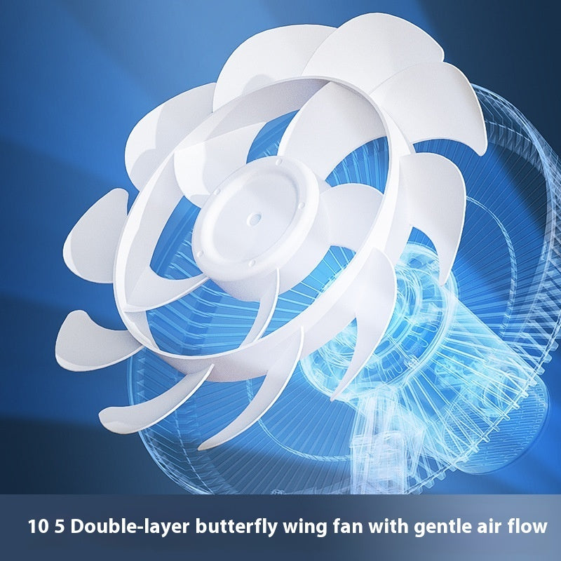Electric Fan Floor Fan Household Small Mute Large Wind Shaking Head