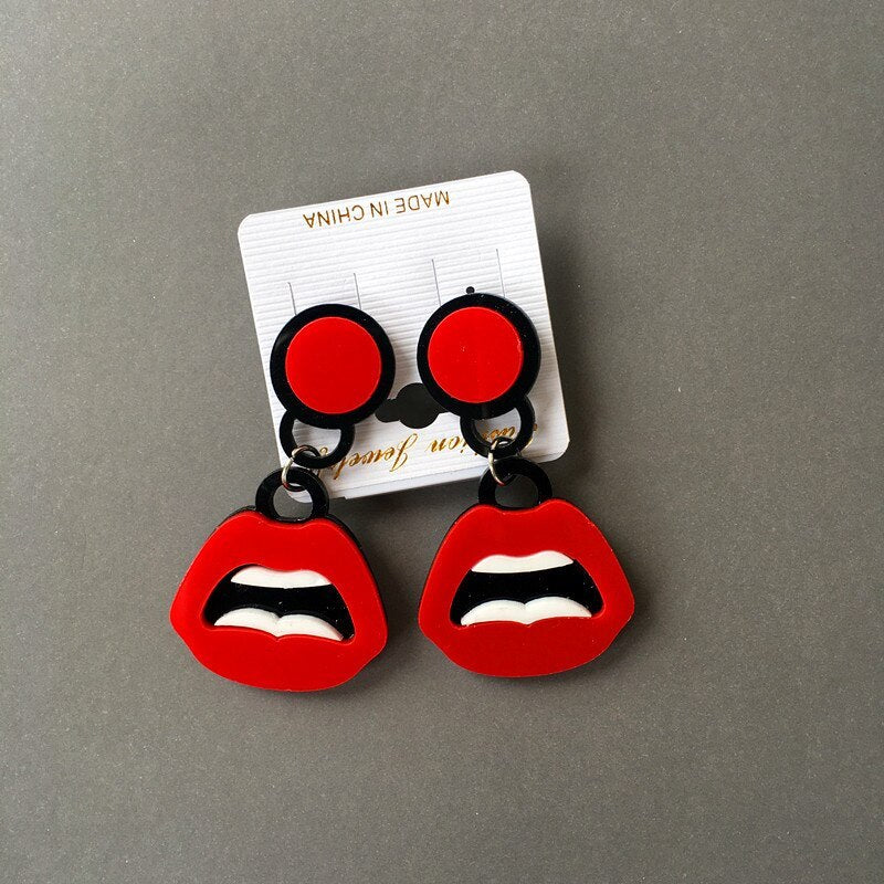 Acrylic earrings