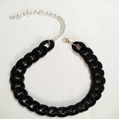 Acrylic Acrylic Color Chain Exaggerated Necklace