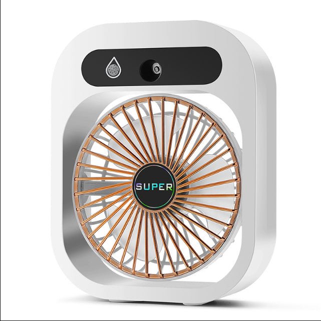 Air Conditioning Fan Desk Misting Fan Air Cooler Cooling USB Rechargeable Humidifier Portable Spray Fan With 3 Wind Speeds Mist Fan For Home - QuickBuy