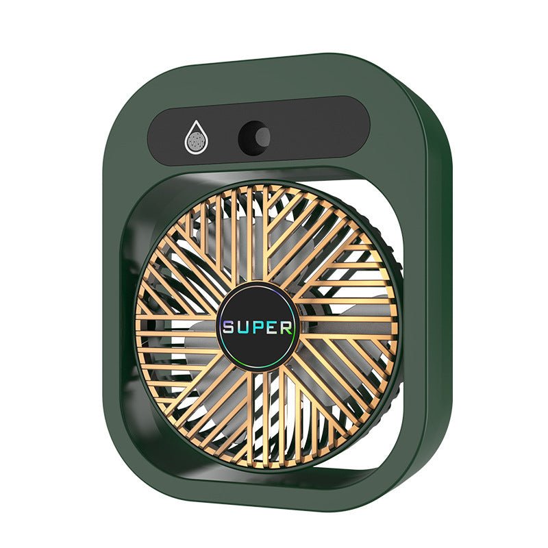 Air Conditioning Fan Desk Misting Fan Air Cooler Cooling USB Rechargeable Humidifier Portable Spray Fan With 3 Wind Speeds Mist Fan For Home - QuickBuy