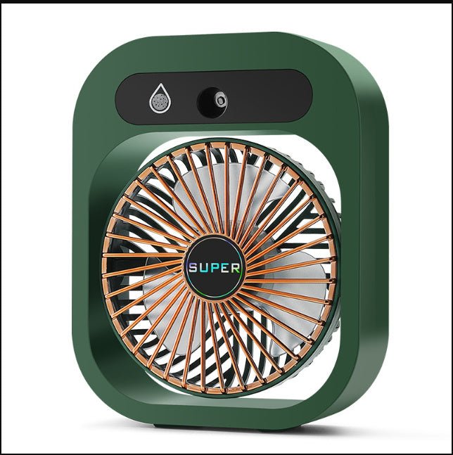 Air Conditioning Fan Desk Misting Fan Air Cooler Cooling USB Rechargeable Humidifier Portable Spray Fan With 3 Wind Speeds Mist Fan For Home - QuickBuy