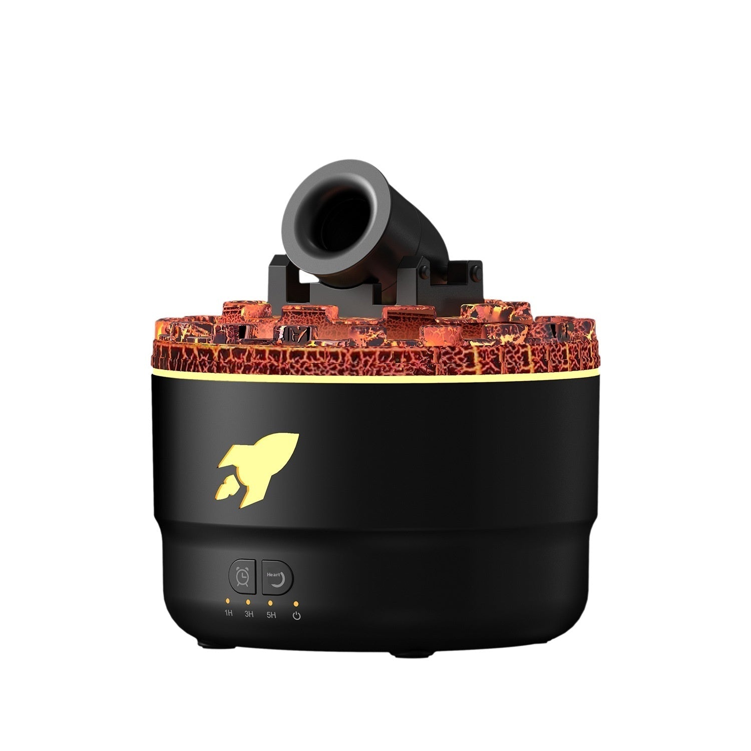 Battery Aroma Diffuser Convenient Home Bedroom Colorful Flame Ambience Light Large Spray Humidifier - QuickBuy