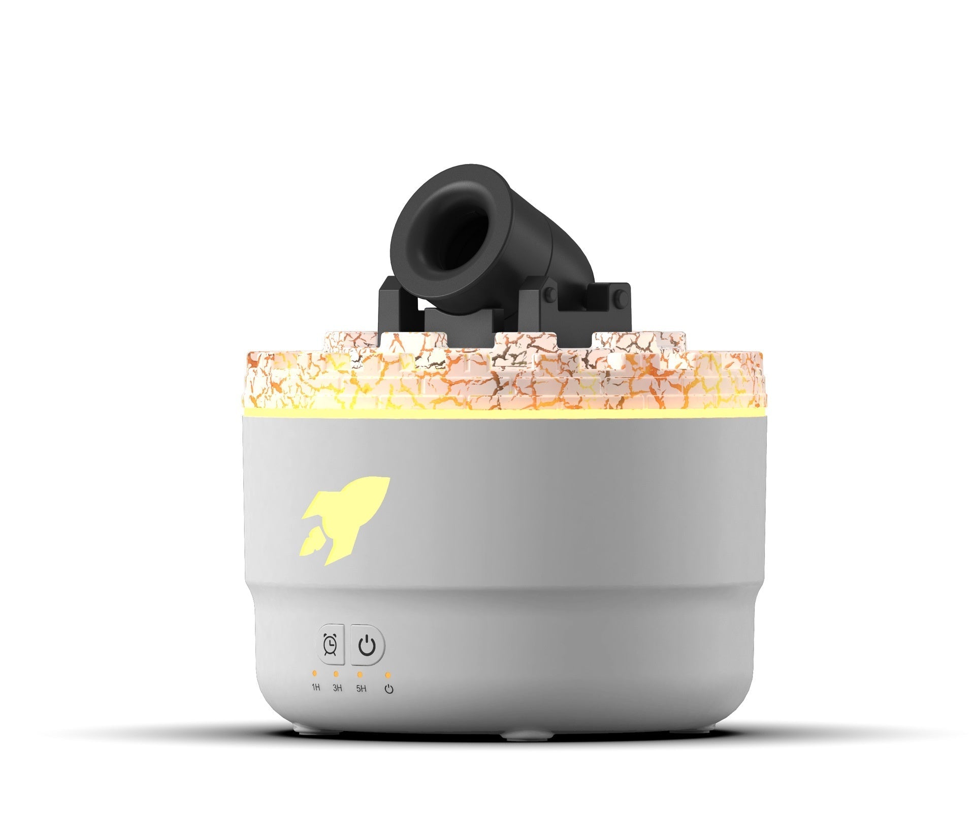 Battery Aroma Diffuser Convenient Home Bedroom Colorful Flame Ambience Light Large Spray Humidifier - QuickBuy