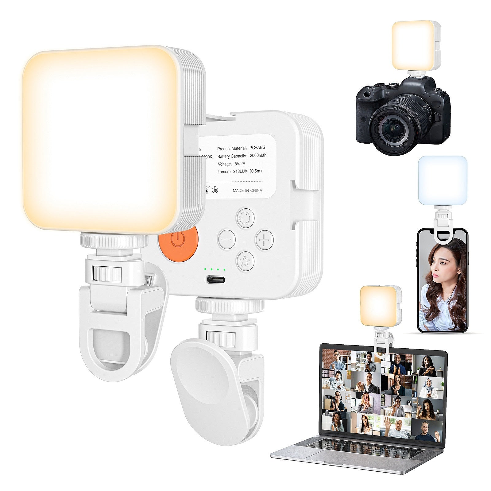 Camera Pocket Light Atmosphere Mini RGB - QuickBuy