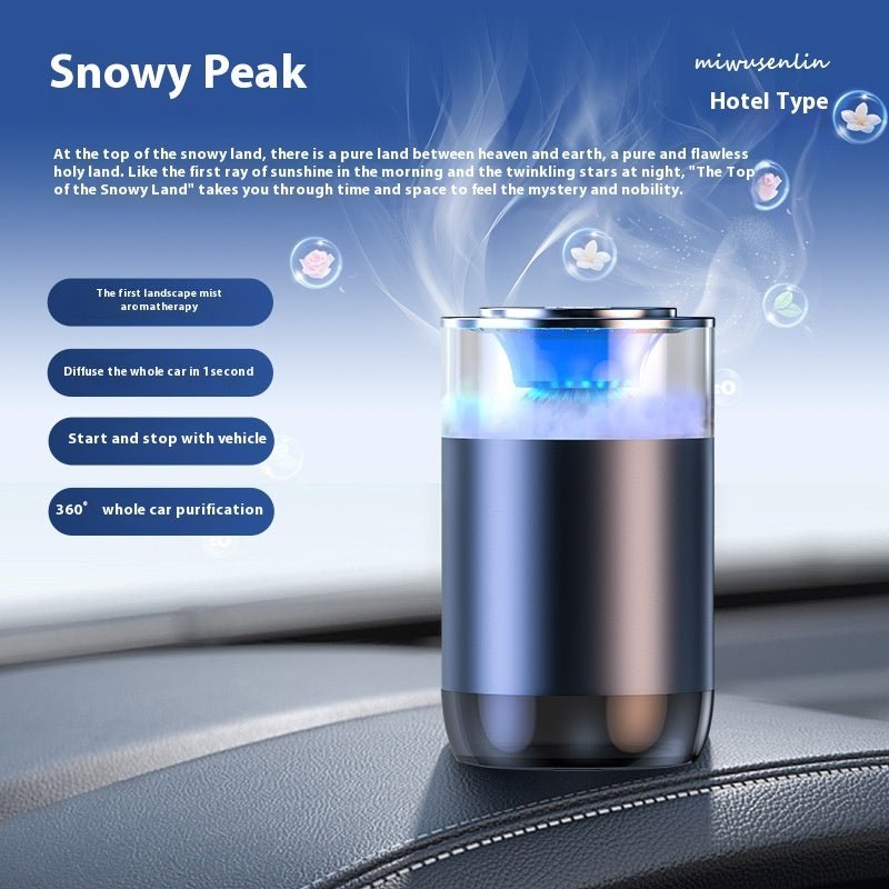 Car Aromatherapy Diffuser Cloud Mist Air Freshener Auto Decoration Natural Fragrance Auto Decoration Tool For RVs Trucks Sedans - QuickBuy