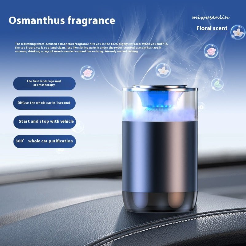 Car Aromatherapy Diffuser Cloud Mist Air Freshener Auto Decoration Natural Fragrance Auto Decoration Tool For RVs Trucks Sedans - QuickBuy