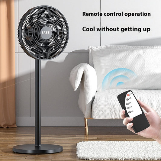 Electric Fan Floor Fan Household Small Mute Large Wind Shaking Head