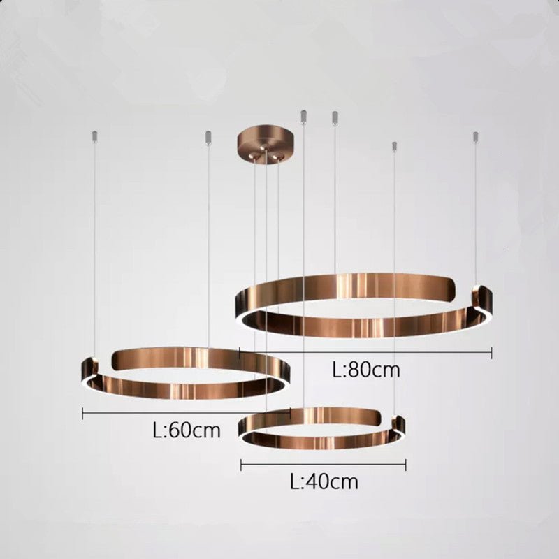 Fashion Bedroom Golden Stainless Steel Light Fixture - QuickBuy