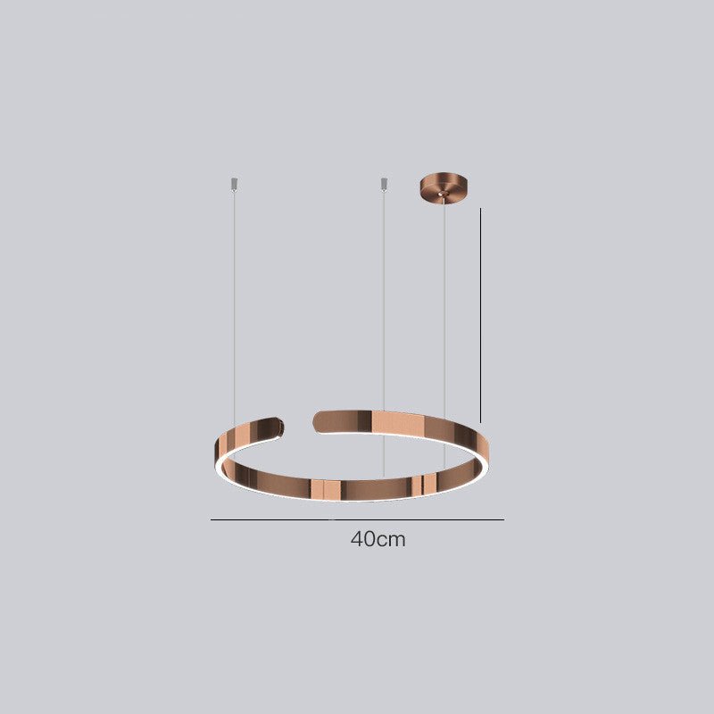 Fashion Bedroom Golden Stainless Steel Light Fixture - QuickBuy