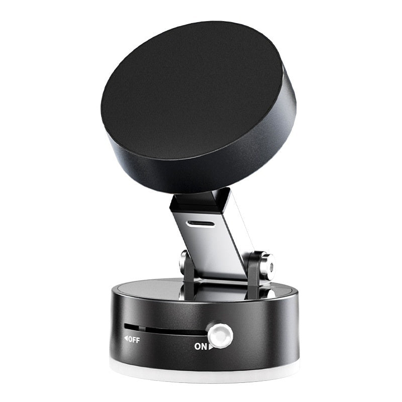 Foldable Magnetic Vacuum Car Phone Holder Foldable Suction Cup With Suction Cup Hands - Free Navigation For Smart Phone - QuickBuy