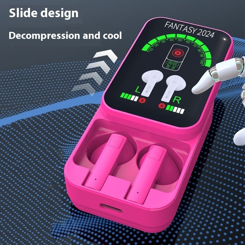 KT15pro Wireless Bluetooth Headset Digital Display Screen Long Battery Life - QuickBuy