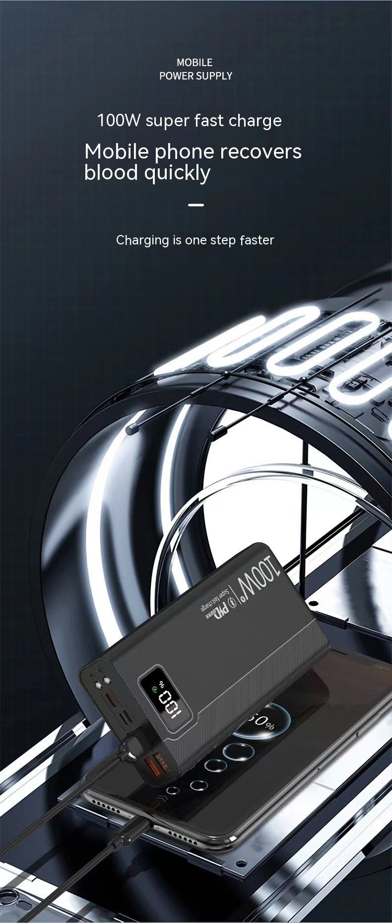 Large Capacity Power Bank - QuickBuy