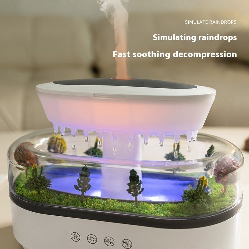 Micro Landscape Aroma Diffuser Household Bedroom Raindrop Humidifier - QuickBuy