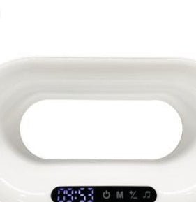 Multi - function 3 In 1 LED Night Light APP Control RGB Atmosphere Desk Lamp Smart Multifunctional Wireless Charger Alarm Clock - QuickBuy