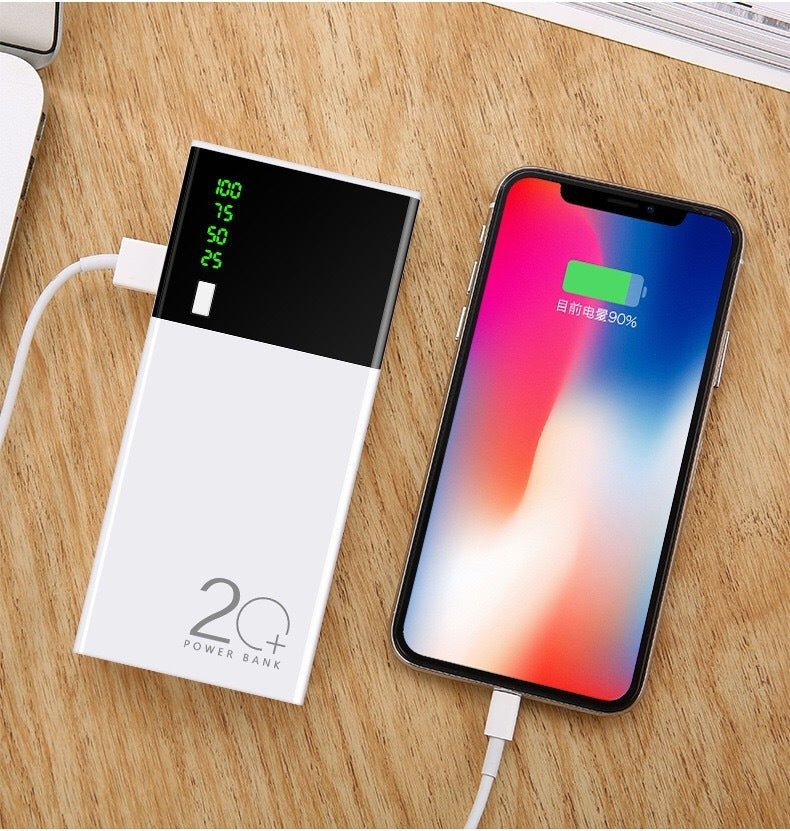 New 20000Mah Power Bank Black Rice Power Bank Customized Power Bank Power Bank - QuickBuy