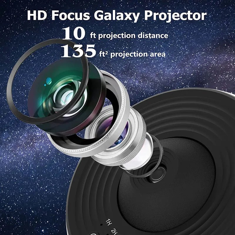 Night Light Galaxy Projector Starry Sky Projector 360 Rotate Planetarium Lamp For Kids Bedroom Valentines Day Gift Wedding Deco - QuickBuy