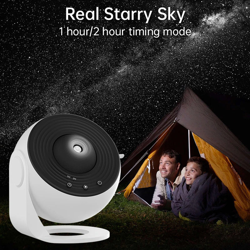 Night Light Galaxy Projector Starry Sky Projector 360 Rotate Planetarium Lamp For Kids Bedroom Valentines Day Gift Wedding Deco - QuickBuy