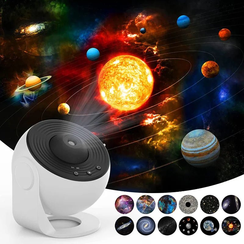 Night Light Galaxy Projector Starry Sky Projector 360 Rotate Planetarium Lamp For Kids Bedroom Valentines Day Gift Wedding Deco - QuickBuy