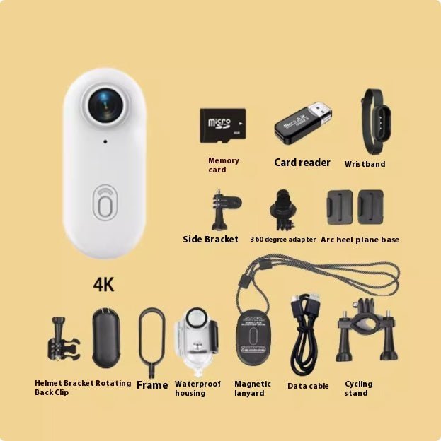 Outdoor Sports Camera In Helmet Motorcycle Bike Sport Mini Filming Bicycle Action 4K Professional Body Cam And Video Cameras - QuickBuy
