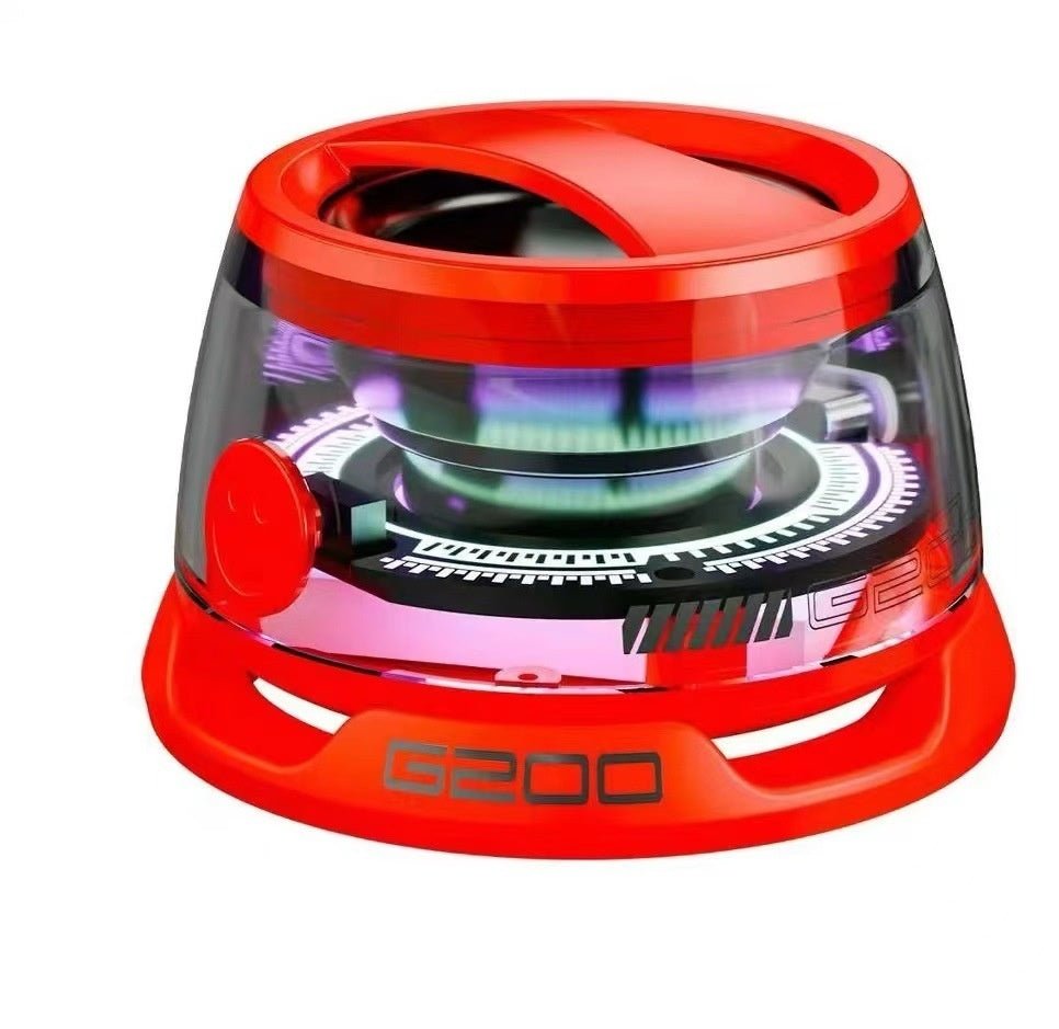 Portable Bluetooth Speaker G200 RGB Lighting Speaker BT5.3 Mini Sound Box 7 Hours Playback Magnetic Phone Holder - QuickBuy