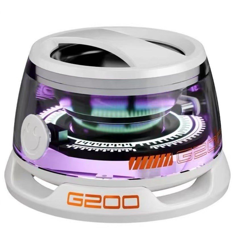 Portable Bluetooth Speaker G200 RGB Lighting Speaker BT5.3 Mini Sound Box 7 Hours Playback Magnetic Phone Holder - QuickBuy