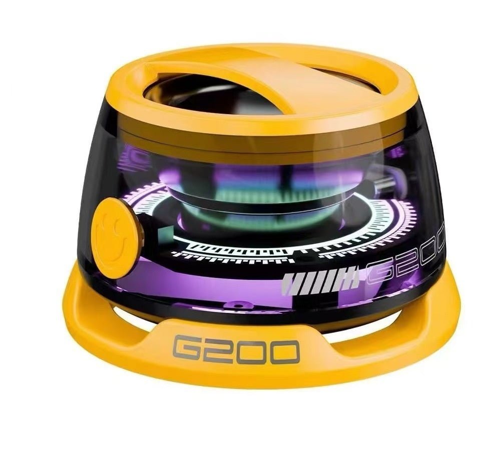 Portable Bluetooth Speaker G200 RGB Lighting Speaker BT5.3 Mini Sound Box 7 Hours Playback Magnetic Phone Holder - QuickBuy