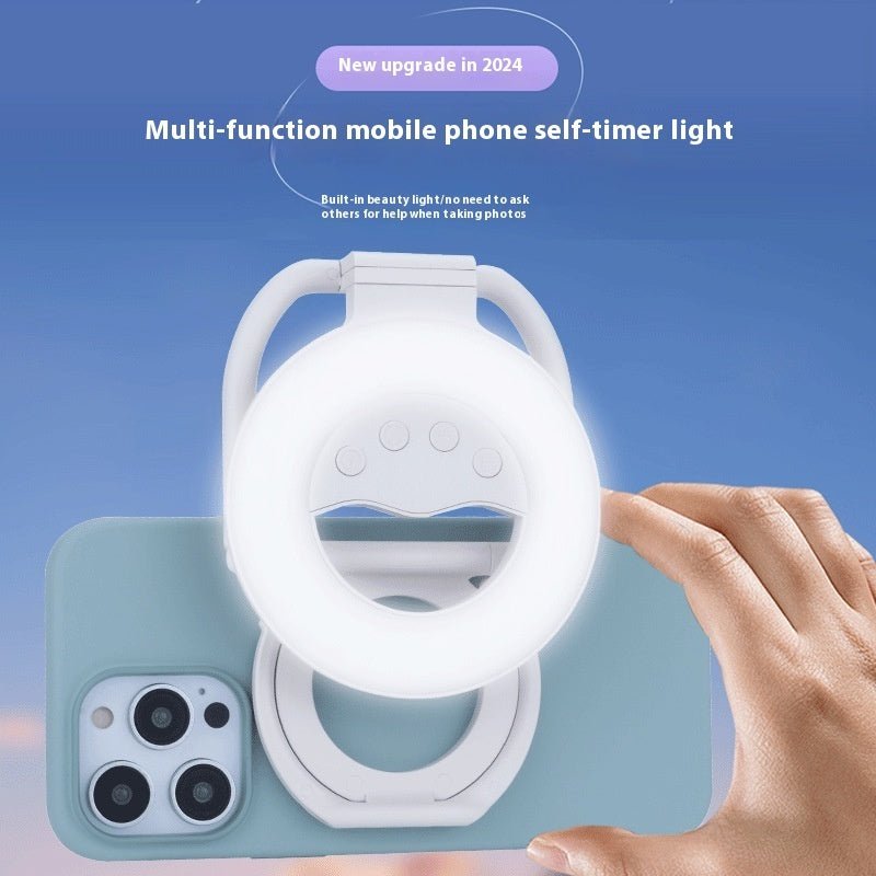 Portable Magnetic Phone Case Multifunctional Beauty Fill Light - QuickBuy