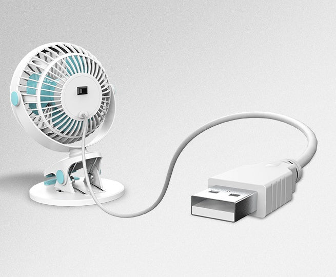 Portable Mini Desktop Fan Silent High Wind Power Cordless Rechargeable Fan Cooler Small Fan For Students Office Gifts - QuickBuy