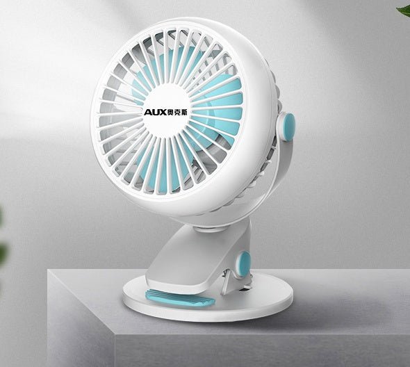 Portable Mini Desktop Fan Silent High Wind Power Cordless Rechargeable Fan Cooler Small Fan For Students Office Gifts - QuickBuy