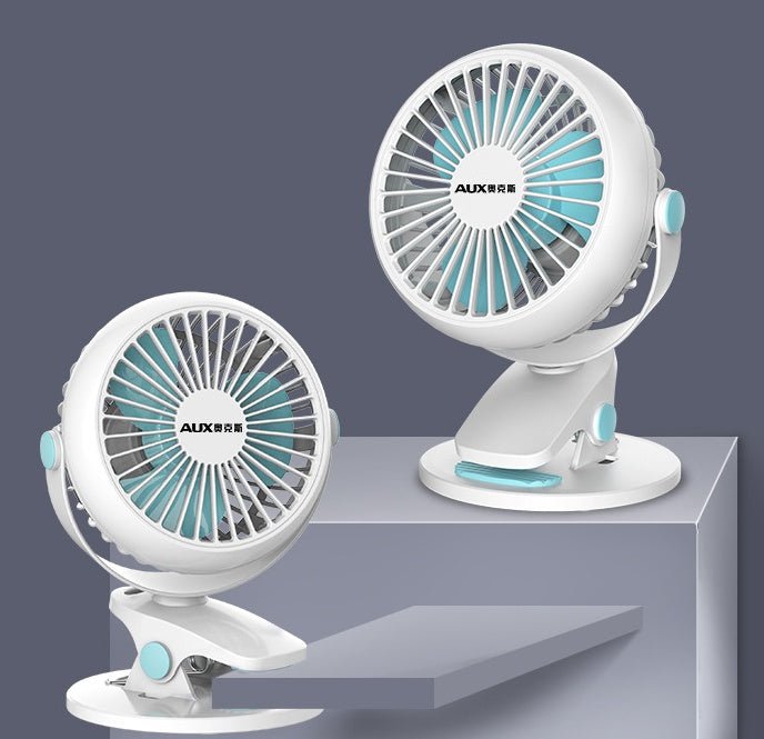 Portable Mini Desktop Fan Silent High Wind Power Cordless Rechargeable Fan Cooler Small Fan For Students Office Gifts - QuickBuy