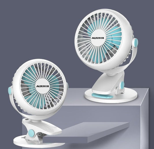 Portable Mini Desktop Fan Silent High Wind Power Cordless Rechargeable Fan Cooler Small Fan For Students Office Gifts - QuickBuy