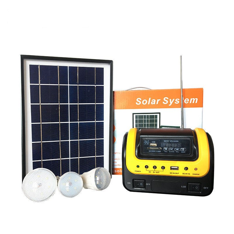 Solar Lighting System Solar Generator Solar Radio - QuickBuy