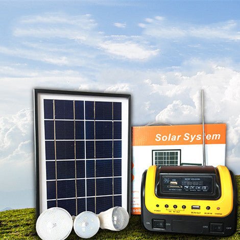 Solar Lighting System Solar Generator Solar Radio - QuickBuy